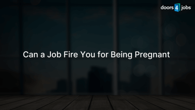 Can a Job Fire You for Being Pregnant