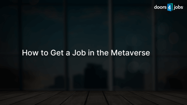 How to Get a Job in the Metaverse
