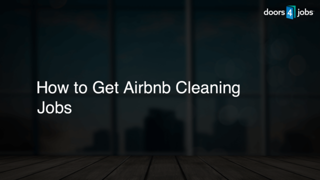 How to Get Airbnb Cleaning Jobs