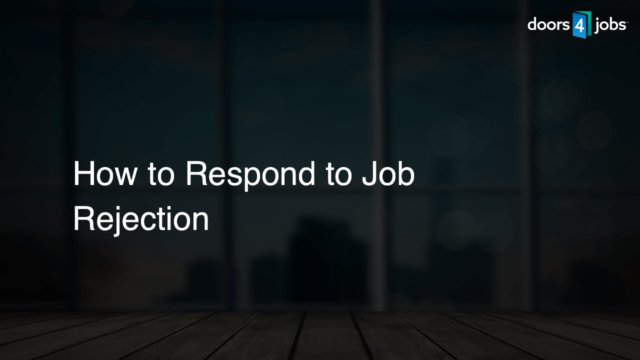 How to Respond to Job Rejection