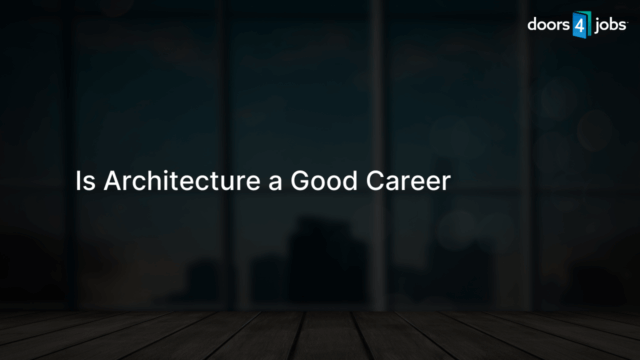 Is Architecture a Good Career