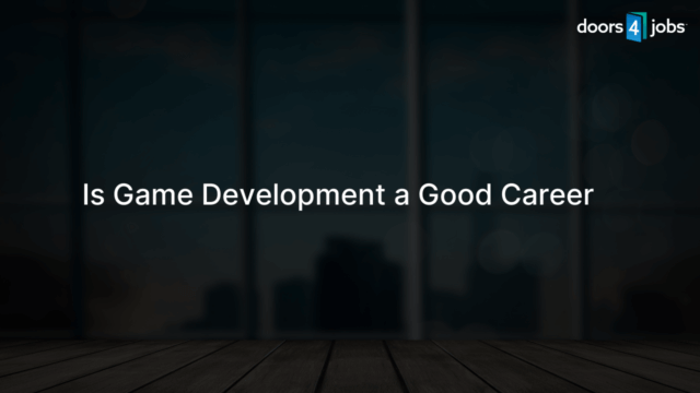 Is Game Development a Good Career