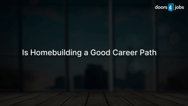 Is Homebuilding a Good Career Path
