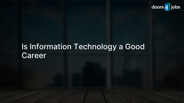 Is Information Technology a Good Career