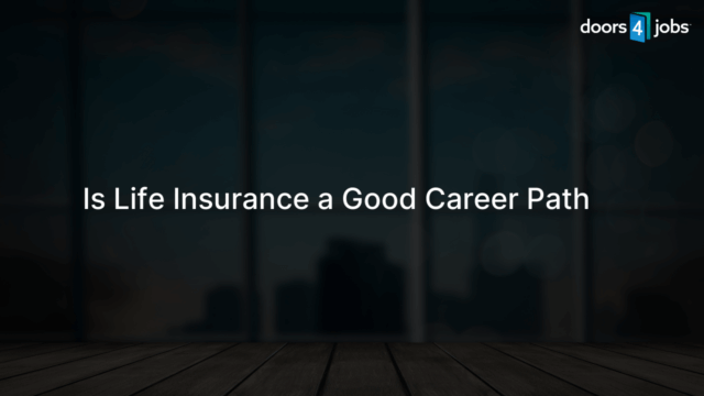 Is Life Insurance a Good Career Path