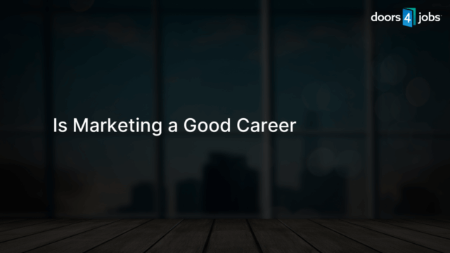 Is Marketing a Good Career