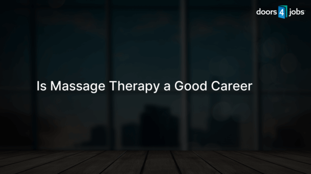 Is Massage Therapy a Good Career