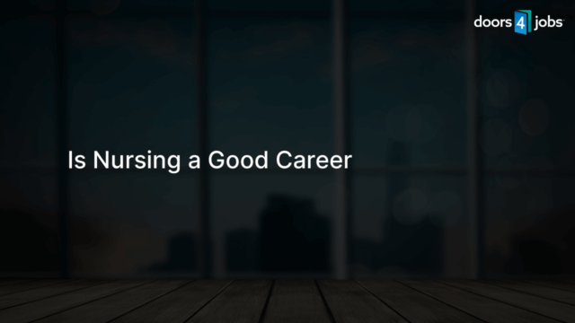 Is Nursing a Good Career