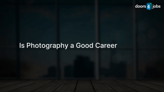 Is Photography a Good Career