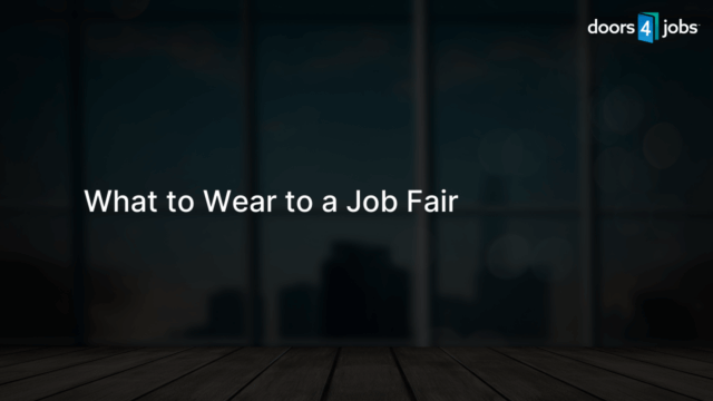 What to Wear to a Job Fair